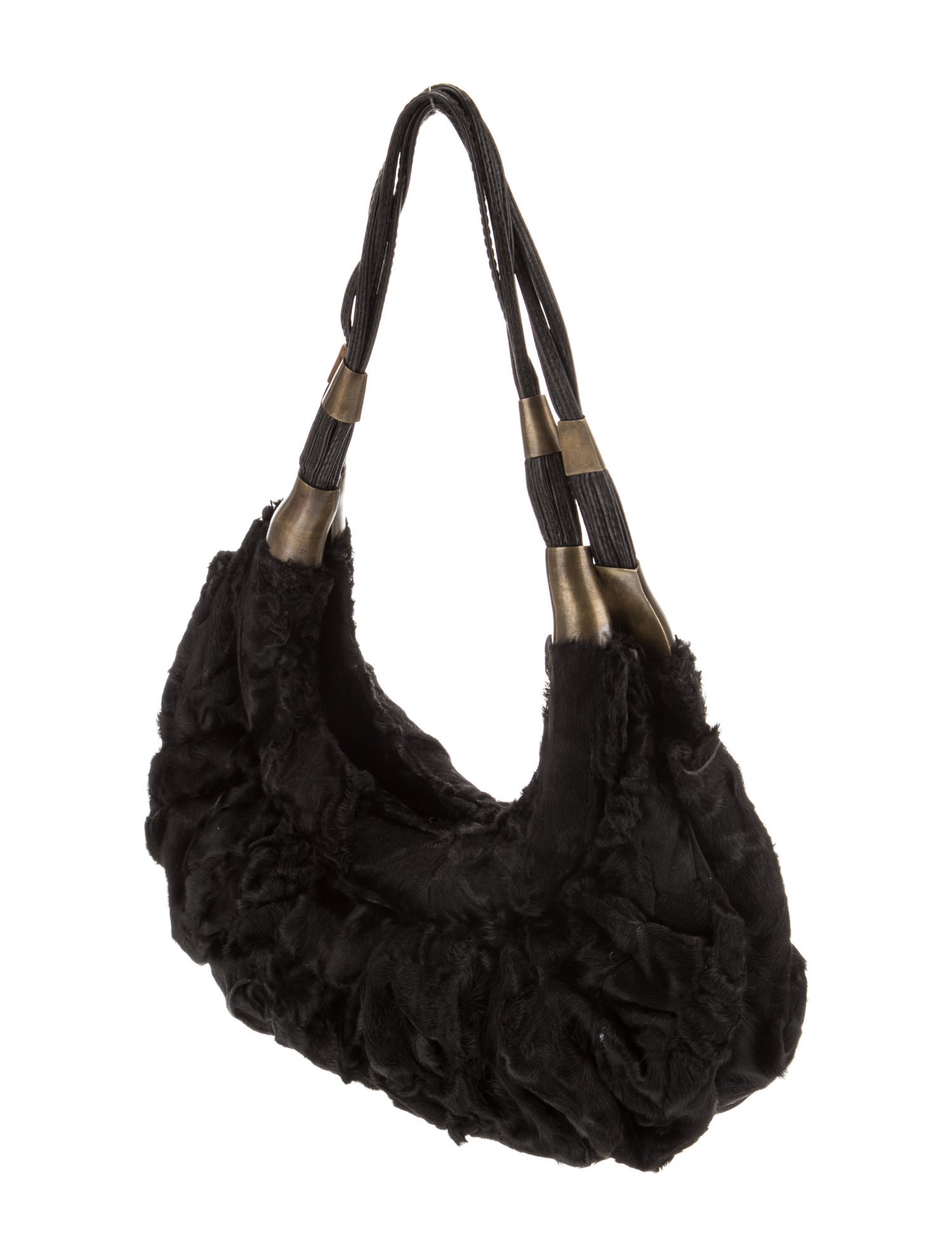 R&Y Augousti Shearling Hobo